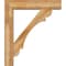 Ekena Millwork Olympic Block Rough Sawn Bracket w/ Offset Brace, Western Red Cedar, 8"W x 38"D x 44"H BKT0806X38X44OLY05RWR - alternate 4